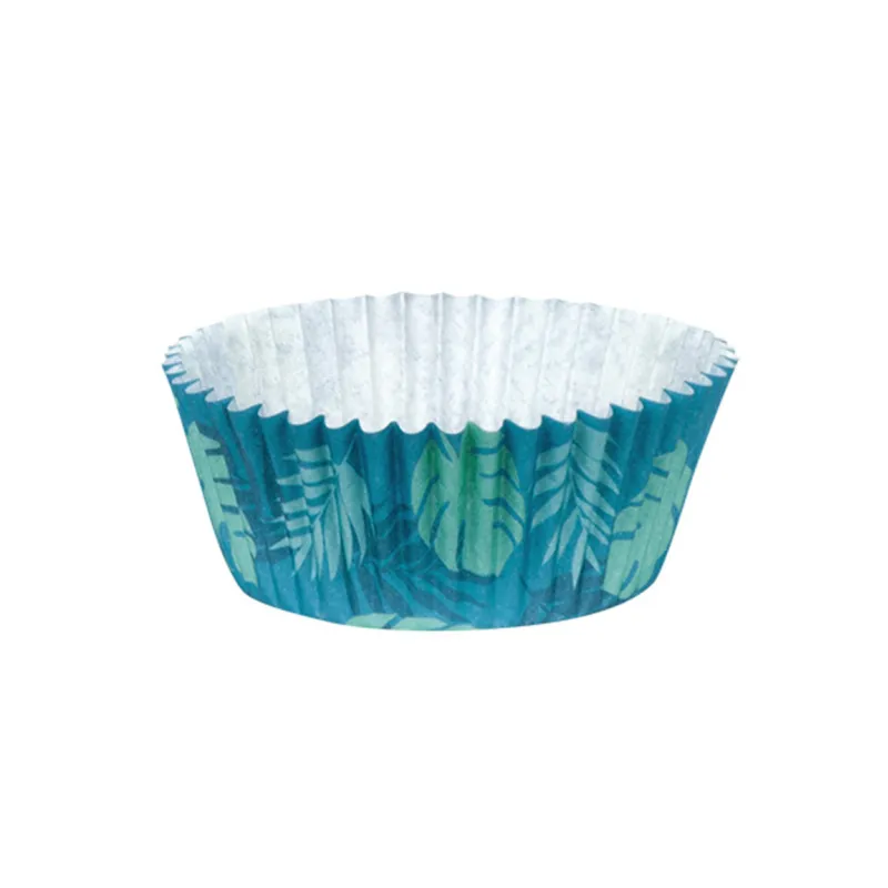50 Moule à cupcakes Flamant Tropic en papier 6,5 cm
