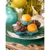 50 Moule à cupcakes Flamant Tropic en papier 6,5 cm