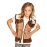 Veste western marron clair enfant
