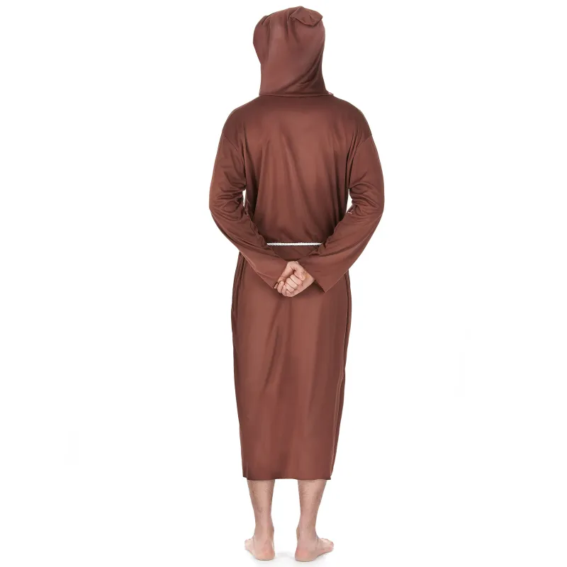 Déguisement moine marron clair grande taille homme