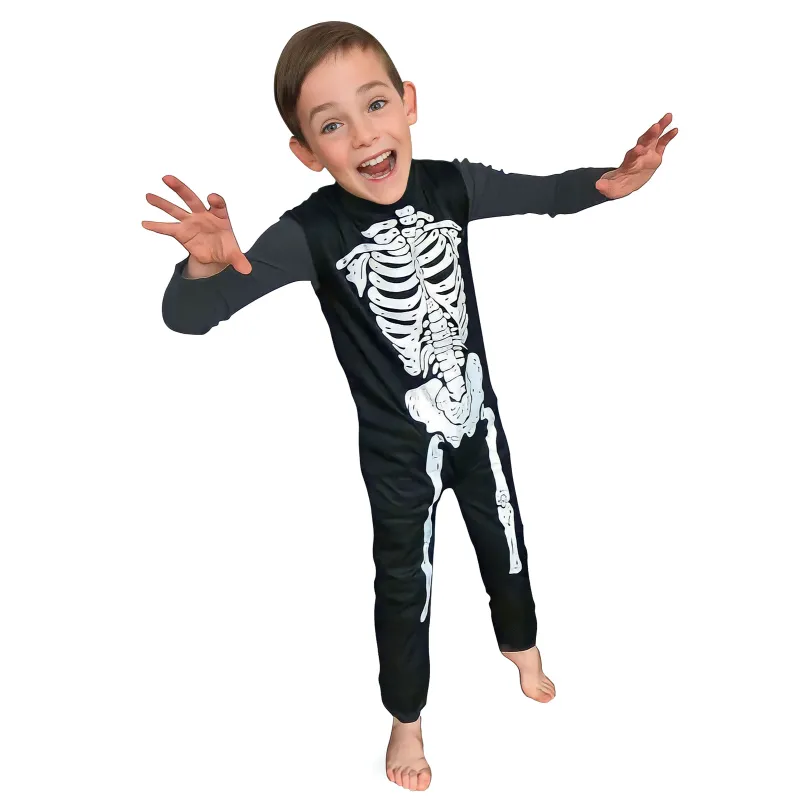 Déguisement squelette classique enfant