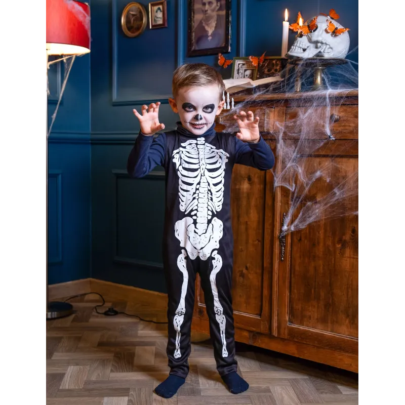 Déguisement squelette classique enfant