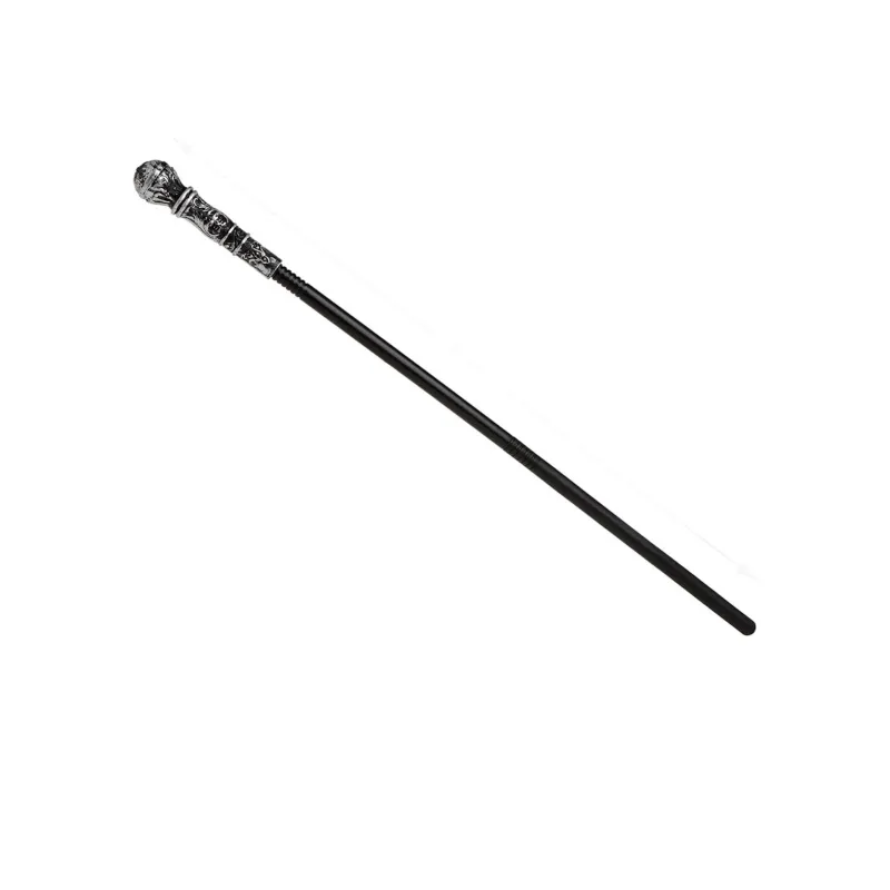 Canne sceptre argenté 80 cm