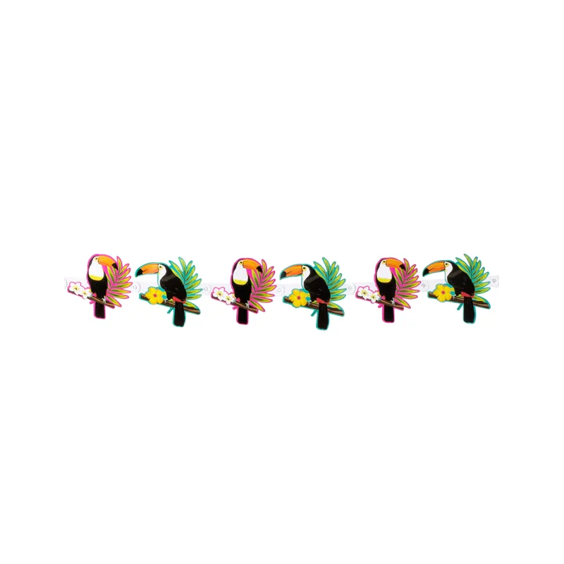 Guirlande en carton toucan 160 cm
