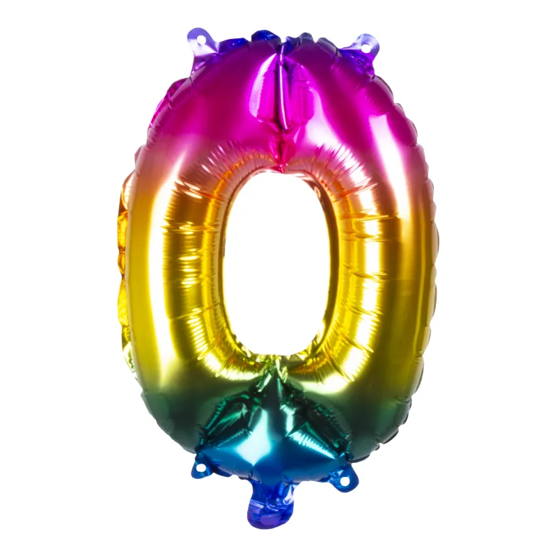 Ballon aluminium multicolore 35 cm