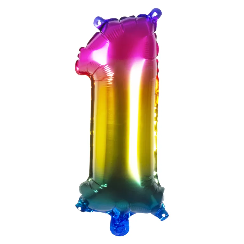 Ballon aluminium multicolore 35 cm