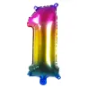Ballon aluminium multicolore 35 cm