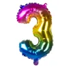 Ballon aluminium multicolore 35 cm