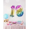 Ballon aluminium multicolore 86 cm
