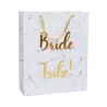 Sac cadeau marbre Bride Tribe EVJF 32 x 25 cm