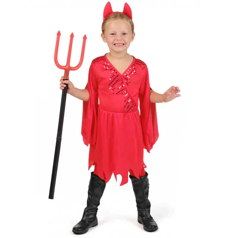 Déguisement diablesse rouge fille
