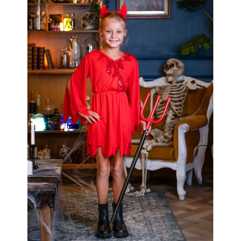 Déguisement diablesse rouge fille