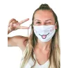 Masque cache nez imprimé chat adulte