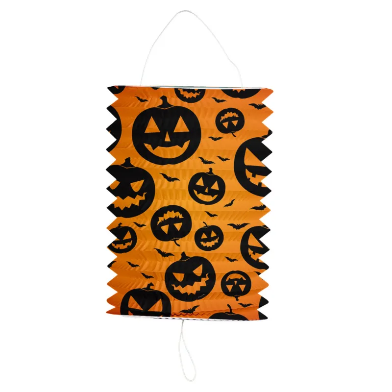 Lampion citrouille Halloween 16 x 22 cm