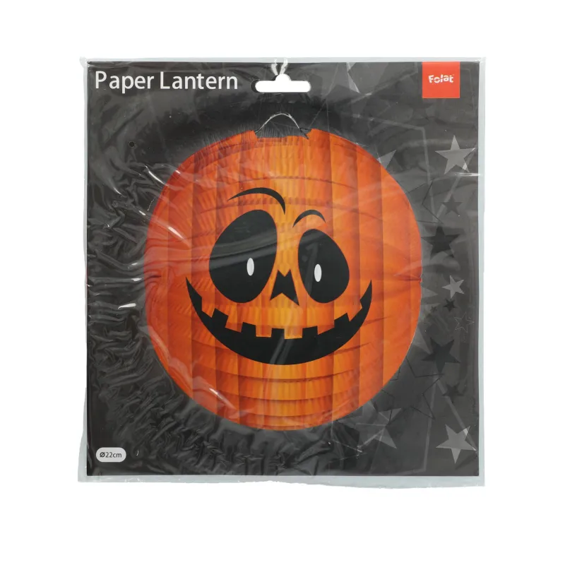 Lanterne citrouille Halloween 22 cm