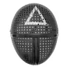 Masque en plastique gardien de jeu symbole triangle adulte