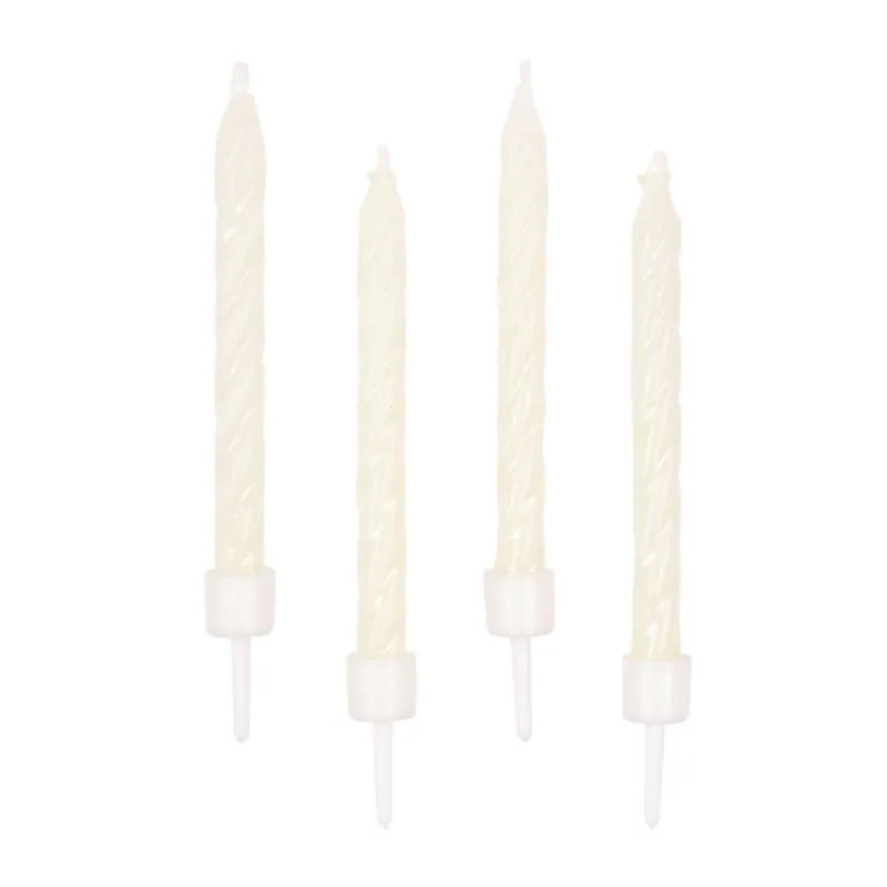 10 Bougies phosphorescentes 6 cm