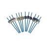 12 Pailles police marine et or 19,5 cm