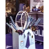 12 Pailles police marine et or 19,5 cm
