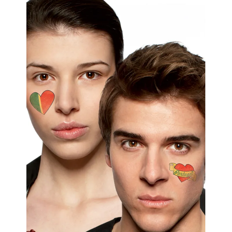 Tatouages temporaires supporter Portugal