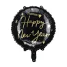 Ballon aluminium noir et or Happy New Year 45 cm