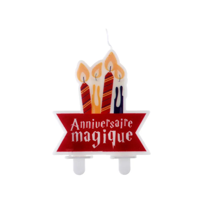 Bougie d'anniversaire sorcier 6.5 x 7 cm