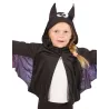 Veste de chauve-souris noire et violette enfant