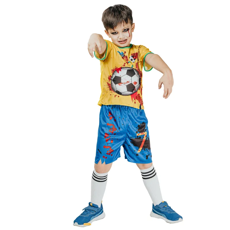 Déguisement zombie joueur de foot enfant