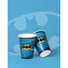8 Gobelets en carton Batman 210 ml