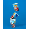 8 Gobelets en carton Justice League 210 ml