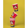 8 Gobelets en carton Wonder Woman 210 ml