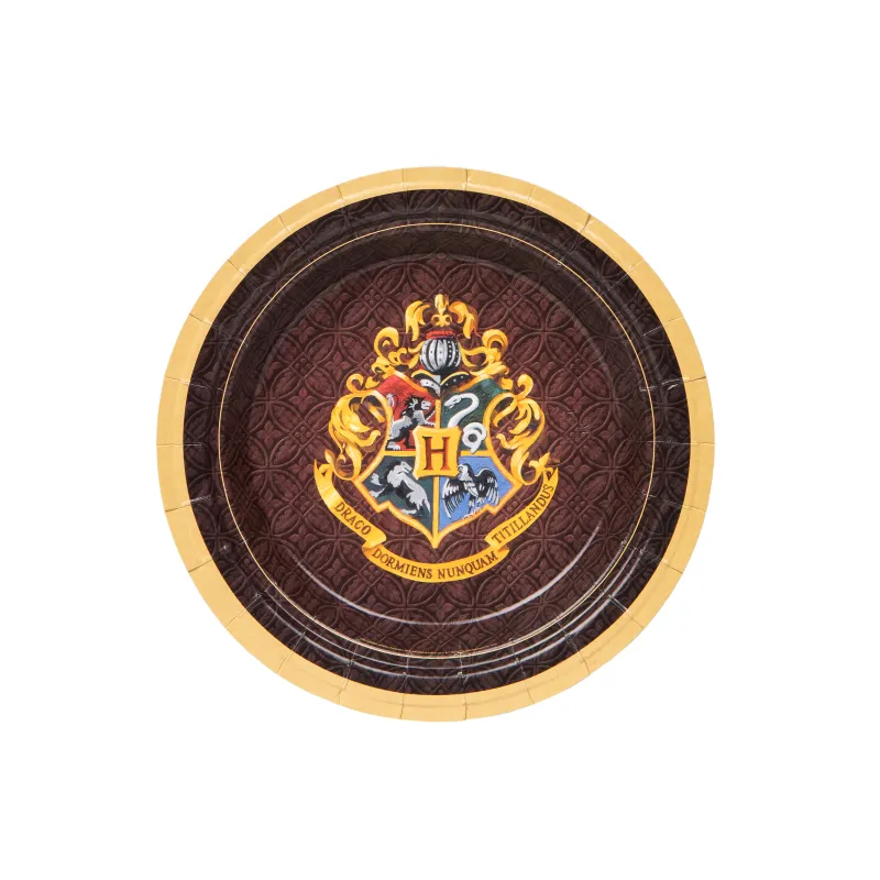 8 Petites assiettes en carton Harry Potter 18 cm