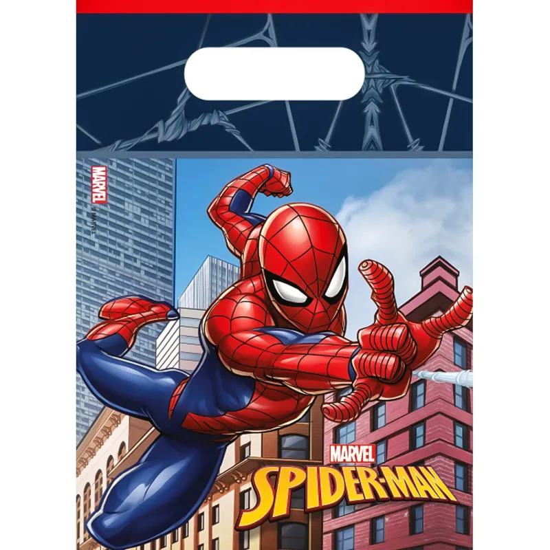 6 Sacs à cadeaux Spiderman