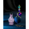 Petite fiole en verre violet 11,5 cm