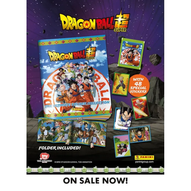 DRAGON BALL - Panini Starter Pack 1 Albun + 3 Packets Stickers - FR