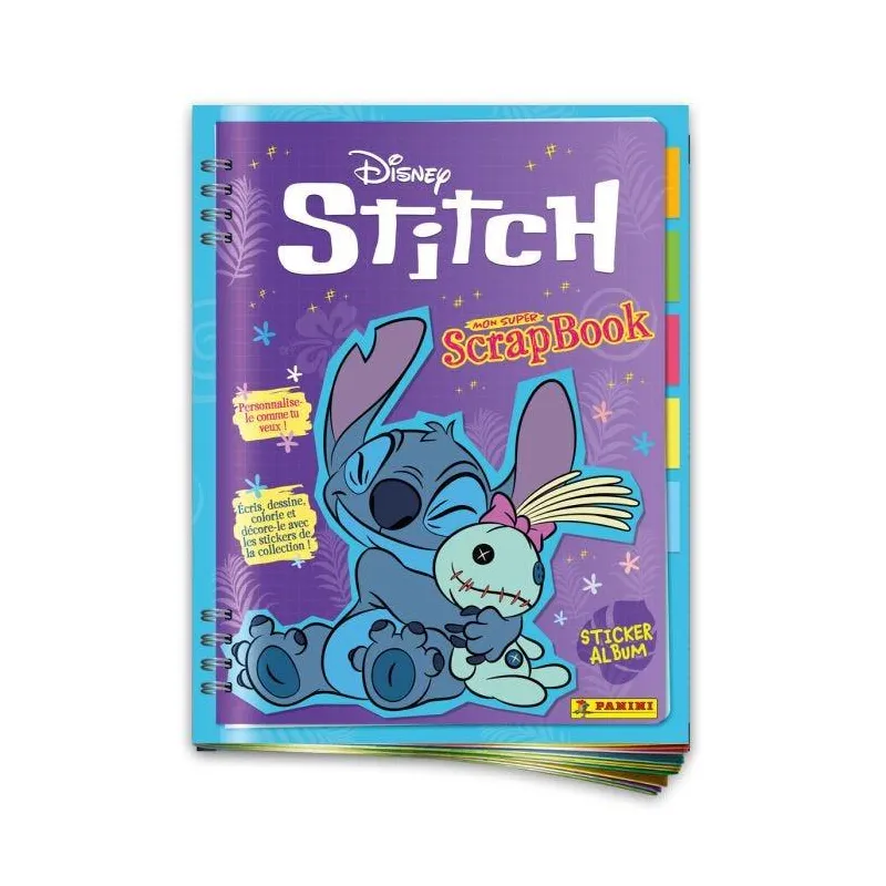 DISNEY - Stitch Panini Starter Pack 1 Albun + 3 Packets Stickers - FR