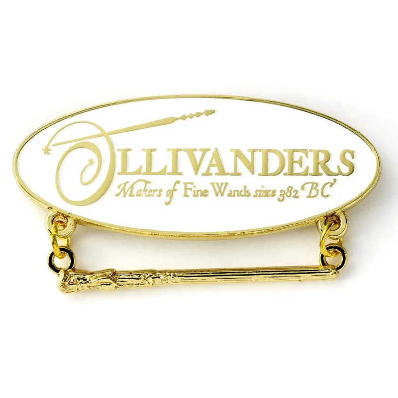 HARRY POTTER - Enseigne Olivanders - Carte de Voeux avec Pin's