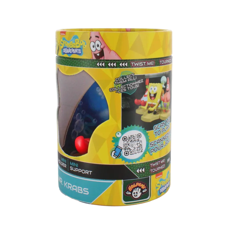 BOB L'EPONGE - Mr Krabs - Support Manette & Portable 'Holdem' - 11cm