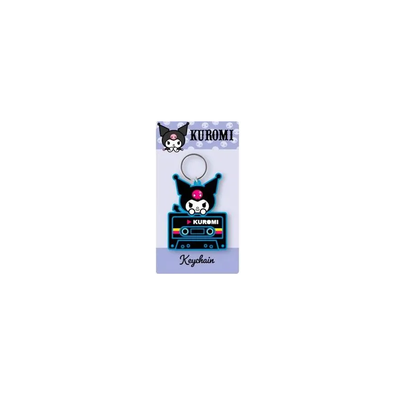 KUROMI - Bleu - Porte-clés en Caoutchou