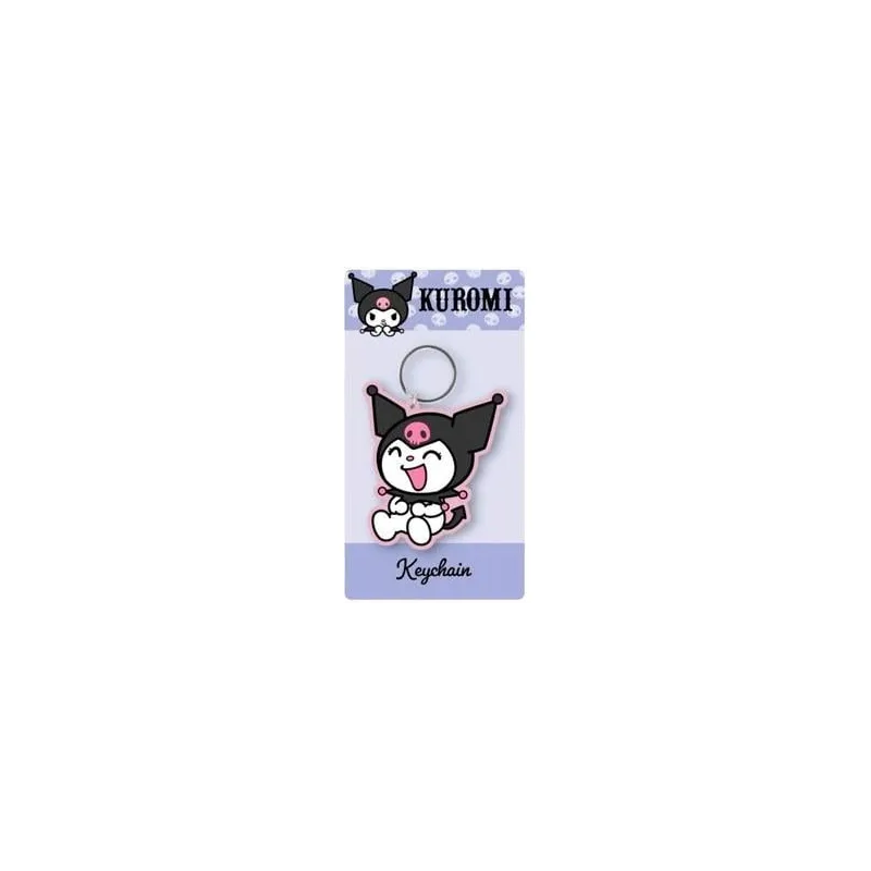 KUROMI - Rose - Porte-clés en Caoutchou