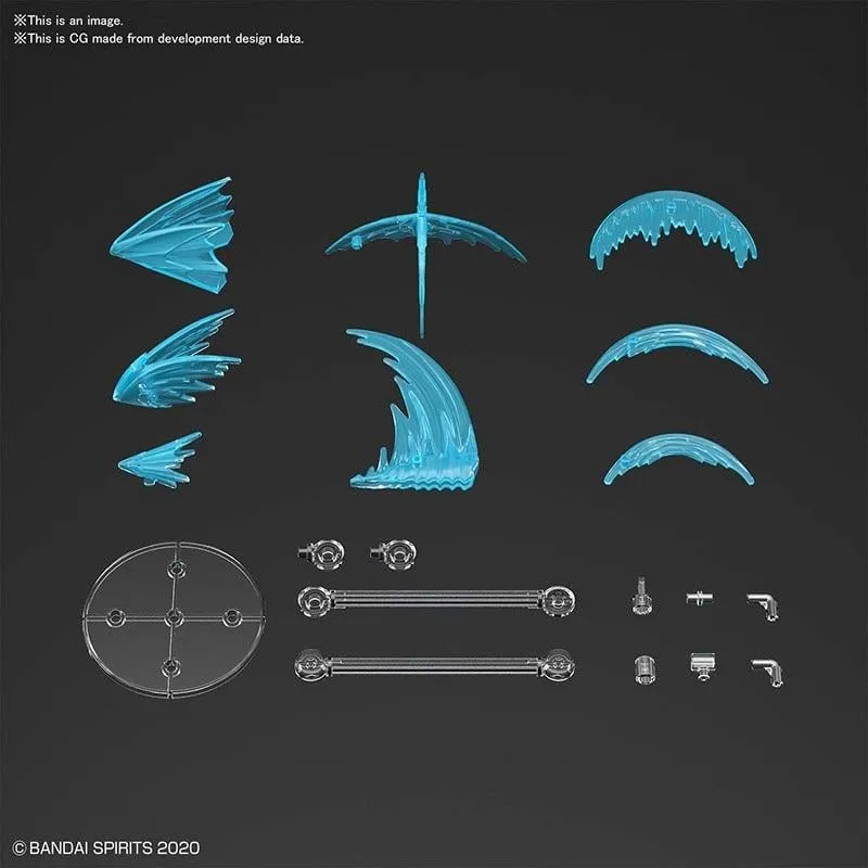 ACCESSORIES - Custom Effect (Slash Image) (Blue) - Model Kit