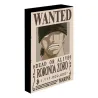 ONE PIECE - Zoro Wanted - Canvas Lumineux 40X30 Cm