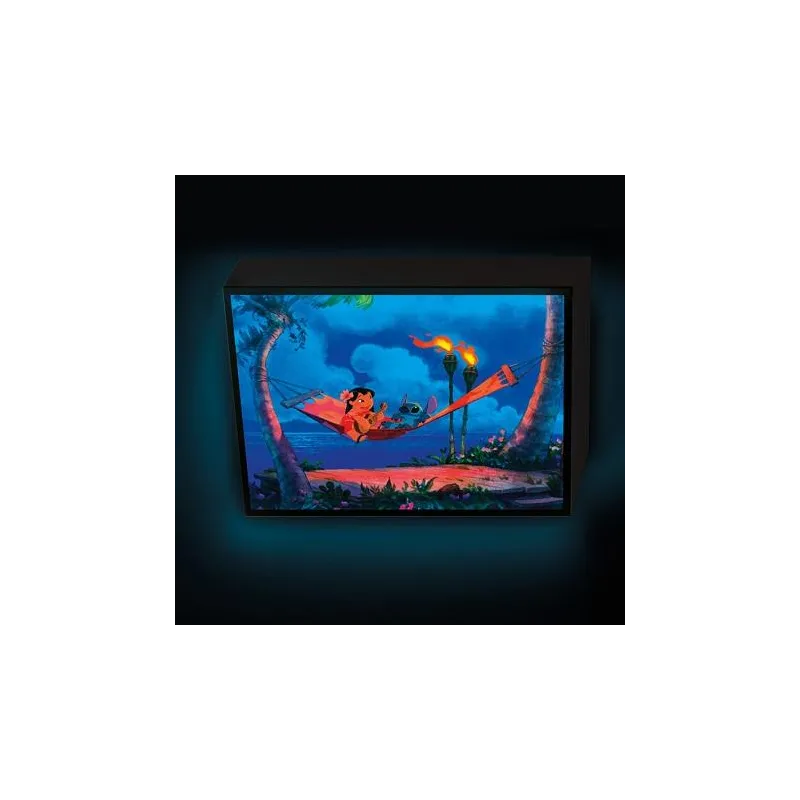 LILO & STITCH - Hamac - Canvas Lumineux 30x40 Cm