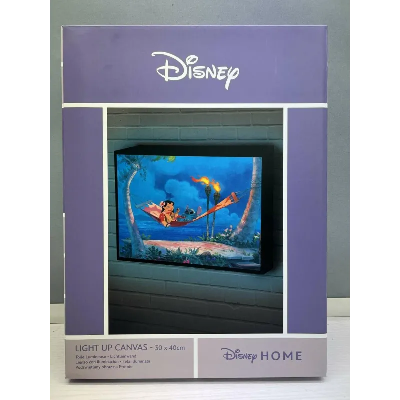 LILO & STITCH - Hamac - Canvas Lumineux 30x40 Cm