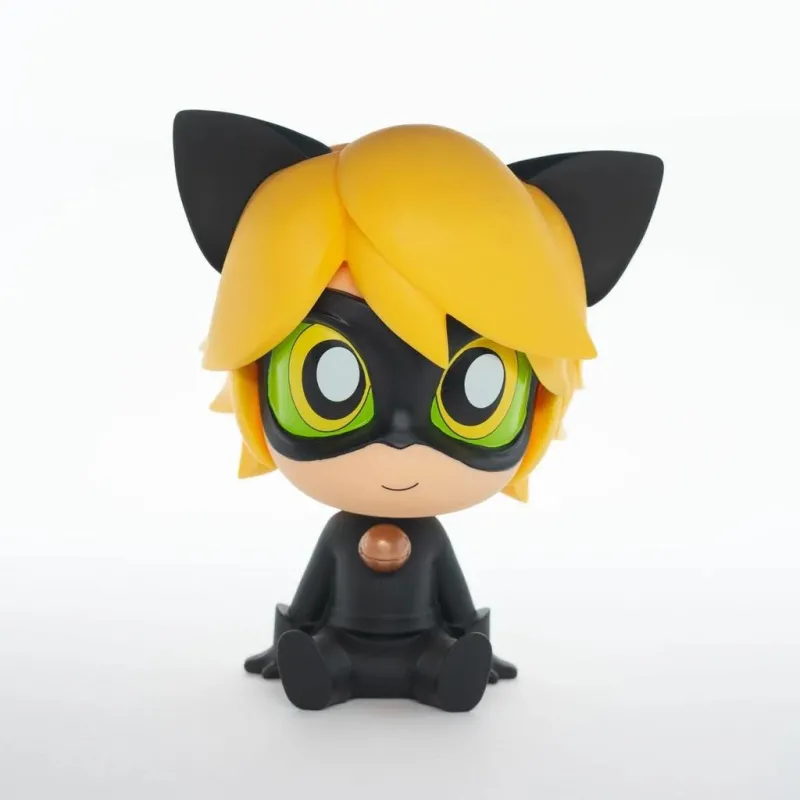 MIRACULOUS LADY BUG - Chat Noir - Tirelire PVC 18cm