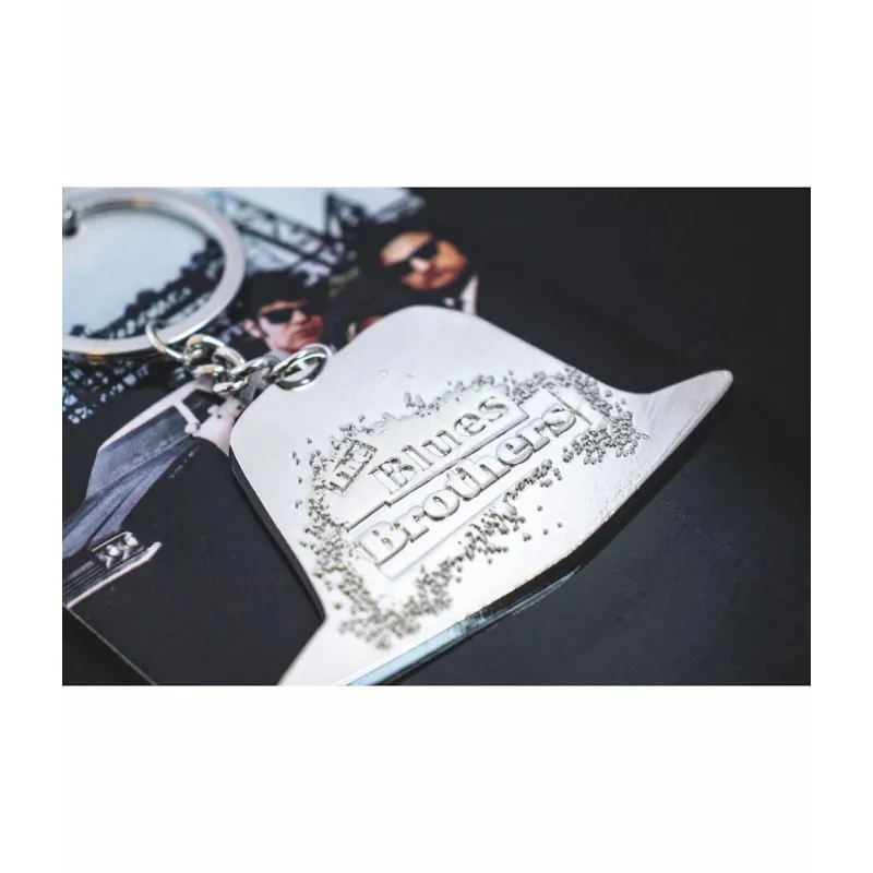BLUES BROTHERS - Porte-clé en métal 7.5x0.5x17.5cm