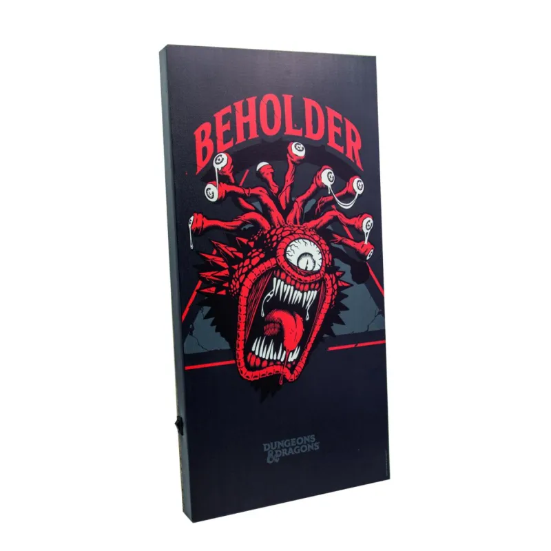DONJONS & DRAGONS - Beholder - Canvas avec 6 lumières LED 20X3X40cm