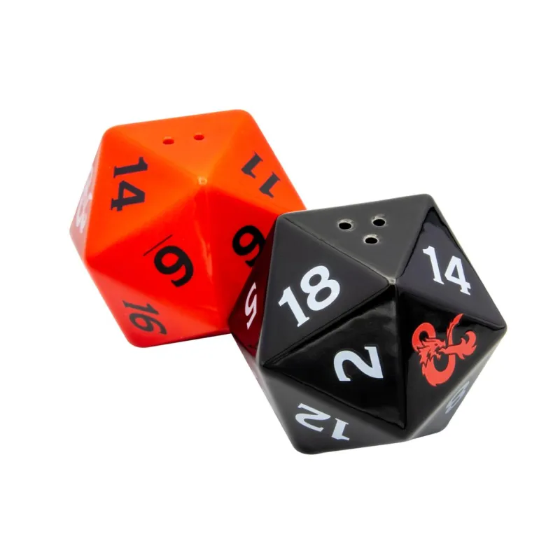 DONJONS & DRAGONS - Dés D20 - Moulin Sel et Poivre