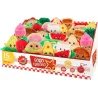 KAWAII - Food - Display de 30 Peluches - 15 Modèles - 8cm