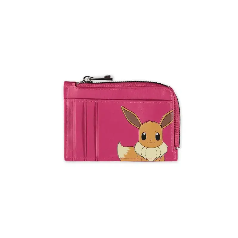 POKEMON - Evoli - Porte-Cartes Fushia